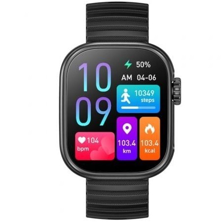 Smartwatch Aiwa SW-A700- Notificaciones- Frecuencia Cardíaca- Negro