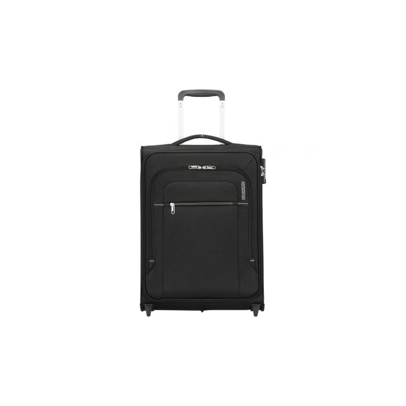 Maleta de Cabina American Tourister Crosstrack Upright 55cm- 55x40x20cm- 2 Ruedas- Negra y Gris