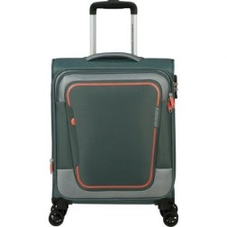 Maleta de Cabina American Tourister Pulsonic Spinner 55cm- 55x40x23cm- 4 Ruedas- Verde Bosque Oscuro