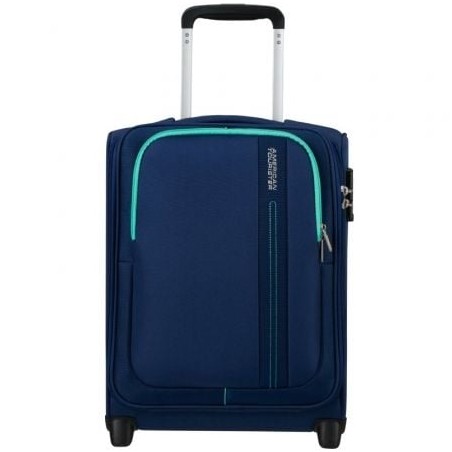 Maleta de Cabina American Tourister Sea Seeker Upright- 45x36x20cm- 2 Ruedas- Marino Combate