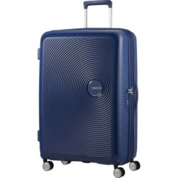 Maleta Grande American Tourister SoundBox Spinner 77cm- 77x51-5x29-5cm- 4 Ruedas- Azul Marino