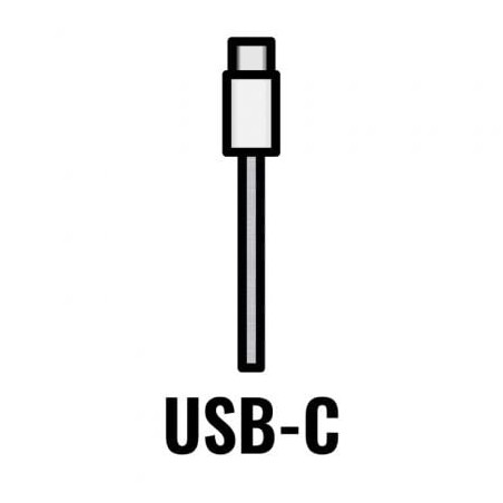 Cable de Carga Apple USB de conector USB Tipo-C a USB Tipo-C- 1m- Trenzado