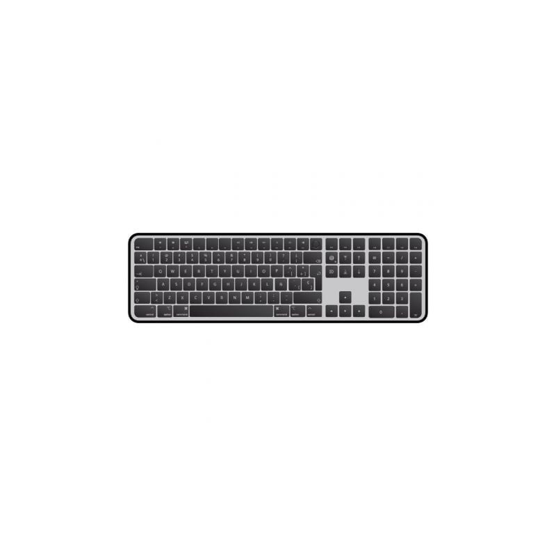 Teclado Inalámbrico Apple Magic Keyboard con Touch ID- Teclado Numérico- Gris Espacial