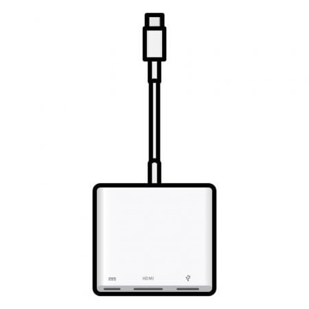 Adaptador usb-c digital Av Multiport Macbook v3 MW5M3ZM-A