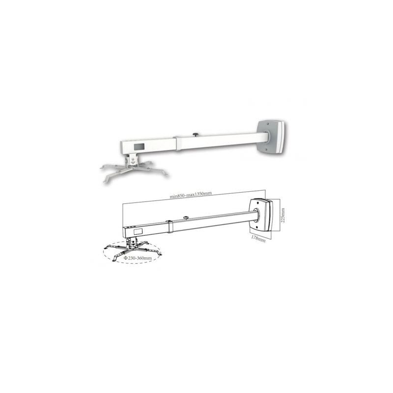 Soporte de Pared para Proyector Approx appSV03P- Extensible- hasta 10kg