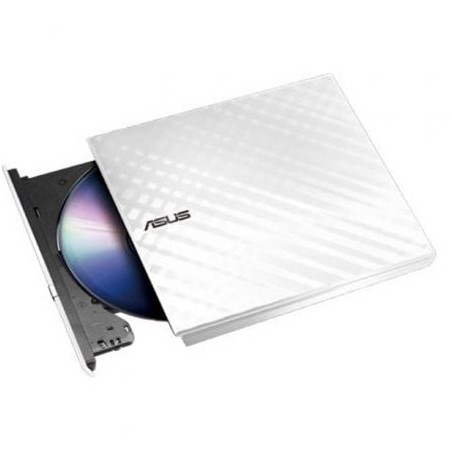 Grabadora Externa CD-DVD Asus SDRW-08DS2S-U Lite- Blanco