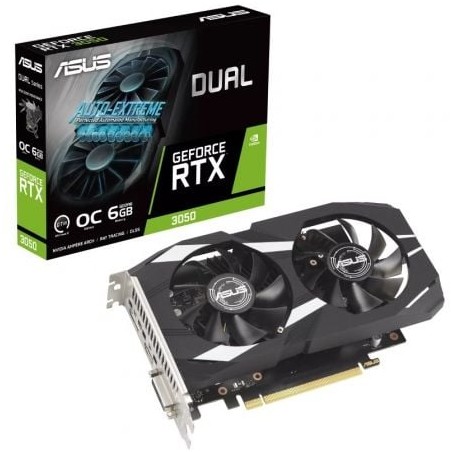 Tarjeta Gráfica Asus Dual GeForce RTX 3050 OC Edition- 6GB GDDR6