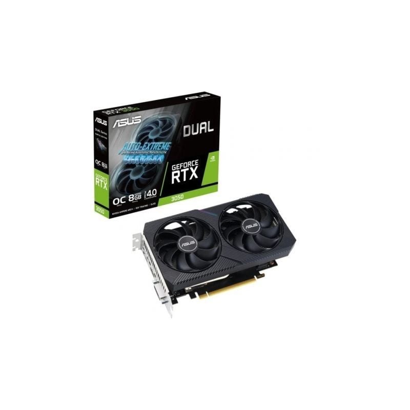 Tarjeta Gráfica Asus Dual GeForce RTX 3050 V2 OC- 8GB GDDR6