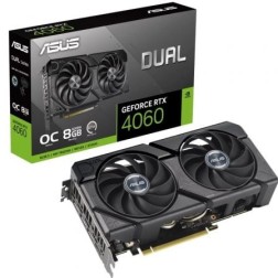 Tarjeta Gráfica Asus Dual GeForce RTX 4060 EVO OC- 8GB GDDR6