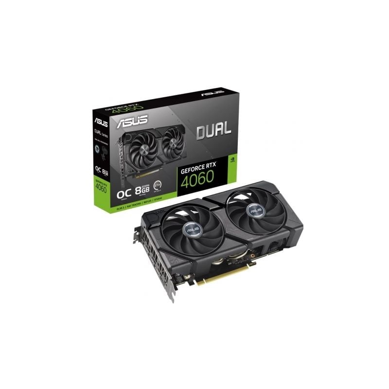 TARJETA GRAFICA ASUS DUAL RTX 4060 OC 8GB GDDR6 EVO