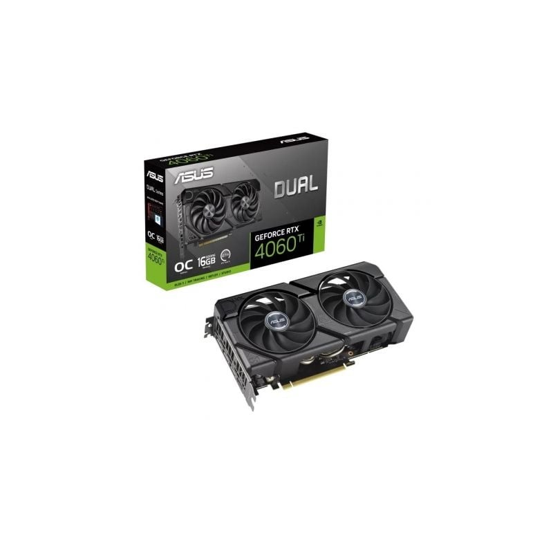 Tarjeta Gráfica Asus Dual GeForce RTX 4060 Ti EVO OC- 16GB GDDR6