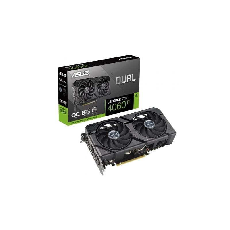 Tarjeta Gráfica Asus Dual GeForce RTX 4060 Ti EVO OC Edition- 8GB GDDR6