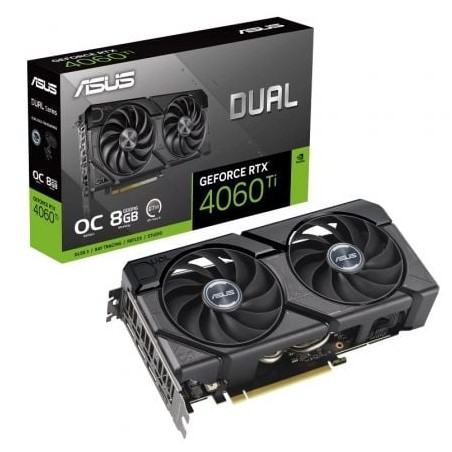 Tarjeta Gráfica Asus Dual GeForce RTX 4060 Ti EVO OC Edition- 8GB GDDR6