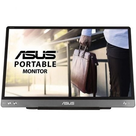 Monitor Portátil Asus ZenScreen MB14AC 14"- Full HD- Plata y Negro