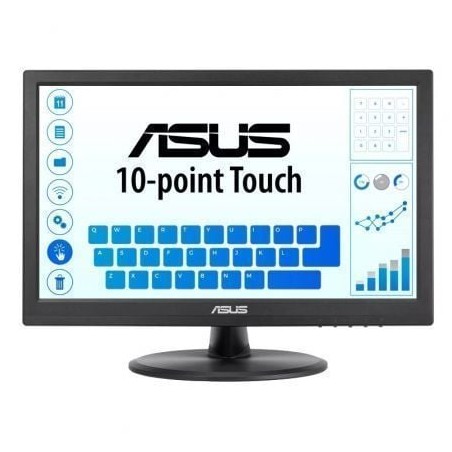 Monitor Profesional Táctil Asus VT168HR 15-6"- WXGA- Negro