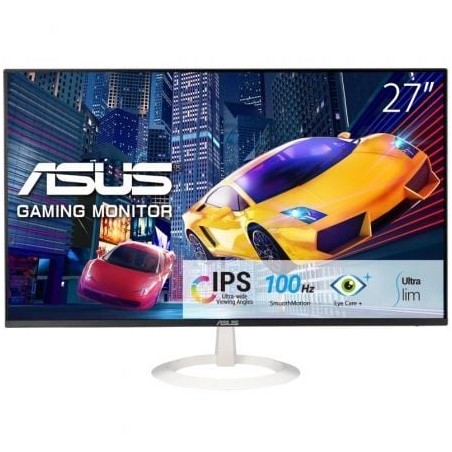 Monitor Gaming Asus VZ27EHF-W 27"- Full HD- 1ms- 100Hz- IPS- Blanco