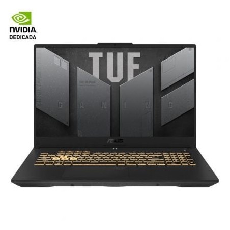 Portátil Gaming Asus TUF F17 TUF707VI-HX049 Intel Core i7-13620H- 32GB- 1TB SSD- GeForce RTX 4070- 17-3"- Sin Sistema Operativo