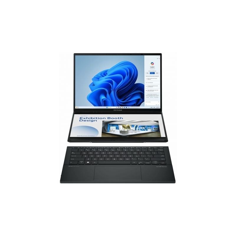 Portátil Asus ZenBook Duo OLED UX8406MA-PZ255W Intel Core Ultra 9-185H- 32GB- 1TB SSD- 14"+14" Táctil- Win11