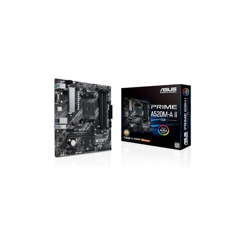 Placa Base Asus Prime A520M-A II-CSM Socket AM4- Micro ATX