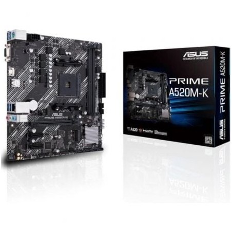 Placa Base Asus Prime A520M-K Socket AM4- Micro ATX