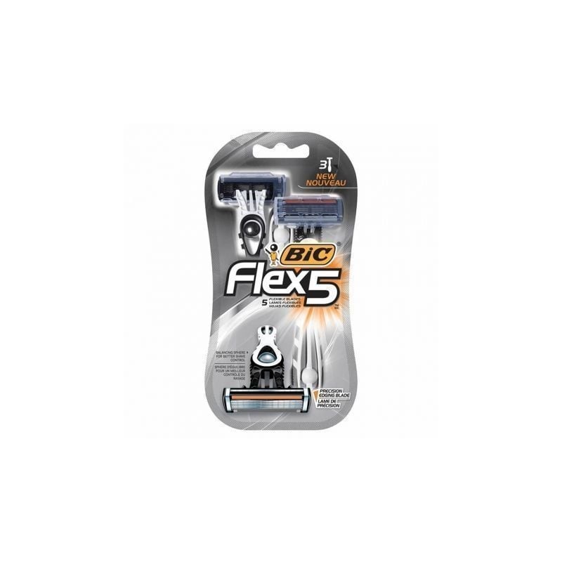 Cuchilla de Afeitar Bic Flex 5- 3 uds