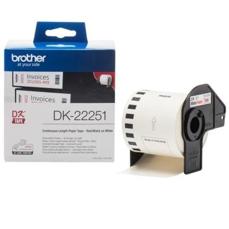 Rollo de Papel Continuo Original Brother DK22251