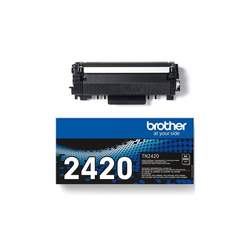 Tóner Original Brother TN-2420 Alta Capacidad- Negro