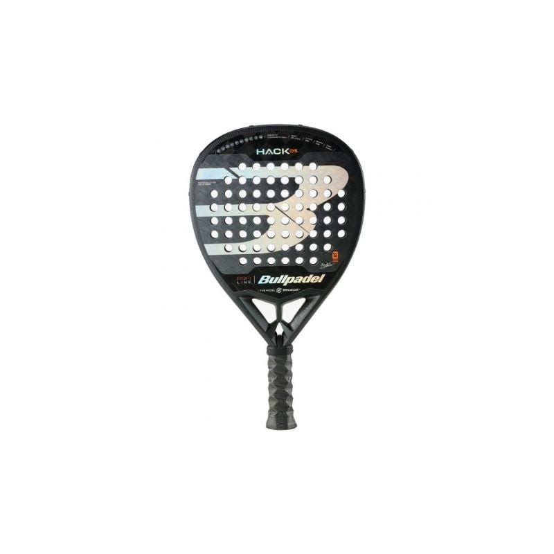 Pala de Pádel Bullpadel Hack 03 2024- Negra y Naranja