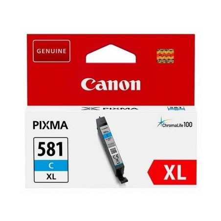 Cartucho de Tinta Original Canon CLI-581CXL Alta Capacidad- Cian