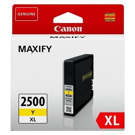 Cartucho de Tinta Original Canon PGI-2500XL Alta Capacidad- Amarillo