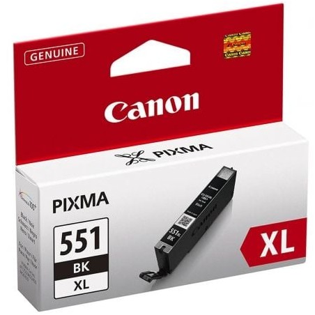 Cartucho de Tinta Original Canon CLI-551BK XL Alta Capacidad- Negro