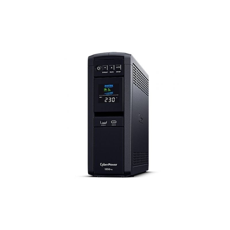 SAI Línea Interactiva Cyberpower CP1350EPFCLCD- 1350VA-810W- 6 Salidas- Formato Torre