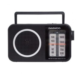 Radio Portátil Daewoo DW1124- Negra