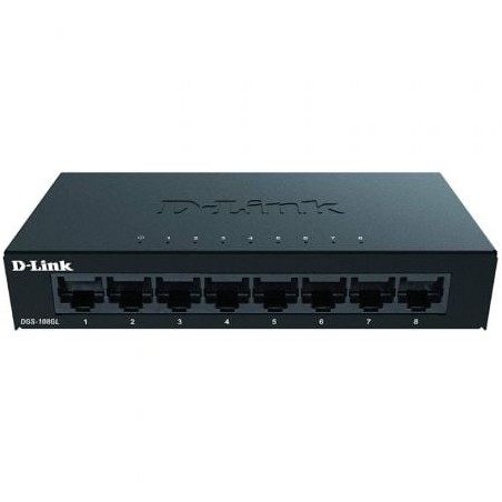 Switch D-Link DGS-108GL 8 Puertos- RJ-45 10-100-1000