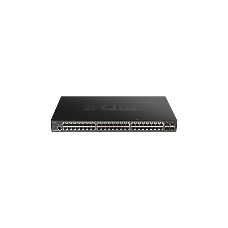 Switch Gestionado D-Link Smart DGS-1250-52XMP 52 Puertos- RJ-45 10-100-1000 PoE- SFP