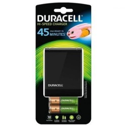 Cargador de Pilas Duracell CEF27EU-EU- capacidad 2 pilas AA y AAA- 2 Pilas AA y 2 AAA Incluidas