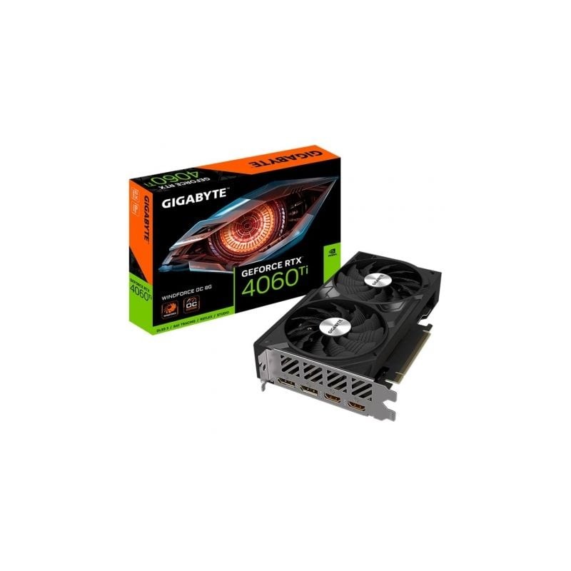 TARJETA GRAFICA GIGABYTE RTX 4060 TI WINDFORCE OC 8GB