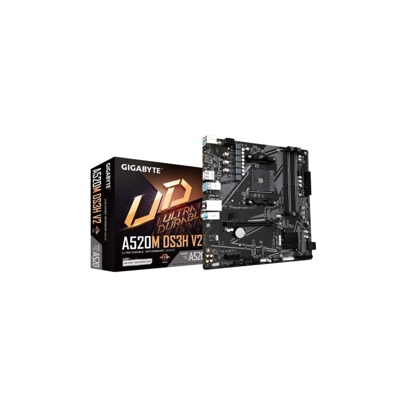 Placa Base Gigabyte A520M DS3H V2 Socket AM4- Micro ATX