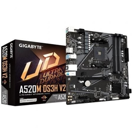 Placa Base Gigabyte A520M DS3H V2 Socket AM4- Micro ATX