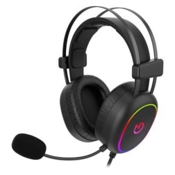 Auriculares Gaming con Micrófono Hiditec Erys ARGB- Jack 3-5- Negros