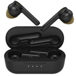 Auriculares Bluetooth Hiditec Vesta 90's Limited Edition con estuche de carga- Autonomía 8h- Negros