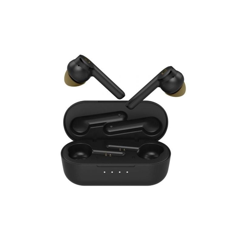 Auriculares Bluetooth Hiditec Vesta 90's Limited Edition con estuche de carga- Autonomía 8h- Negros