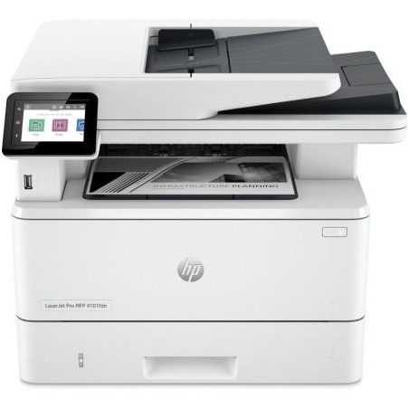 Multifunción Láser Monocromo HP Laserjet Pro 4102DW WiFi- Dúplex- ADF- Blanca