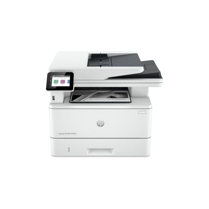 Multifunción Láser Monocromo HP Laserjet Pro 4102FDW WiFi- Fax- Dúplex- ADF- Blanca