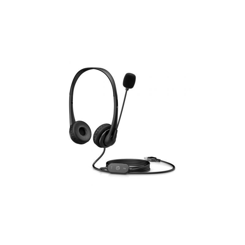 Auriculares HP G2 Stereo - con Micrófono- USB- Negros