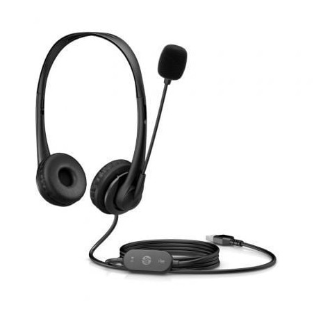 Auriculares HP G2 Stereo - con Micrófono- USB- Negros