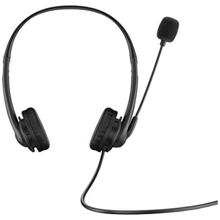 Auriculares HP G2- con Micrófono- Jack 3-5- Negros