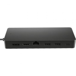 Docking USB Tipo-C HP 50H55AA USB-C- 2xUSB- 1xHDMI- 1xDisplayPort- 1xRJ45- 1xUSB Tipo-C PD- Negro