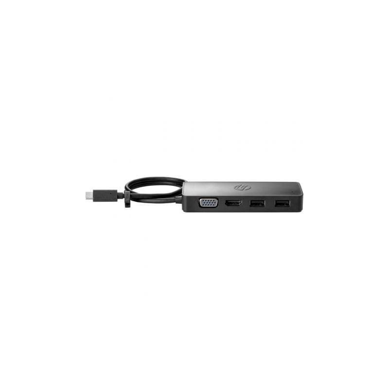 Docking USB Tipo-C HP G2 7PJ38AA- 2xUSB- 1xHDMI- 1xVGA- 1xUSB Tipo-C PD- Negro