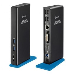 Docking USB 3-0 I-Tec U3HDMIDVIDOCK- 6xUSB- 1xUSB Tipo-B- 1xRJ45- 1xHDMI- 1xDVI- 2xAudio